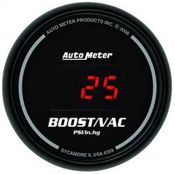 AutoMeter - AutoMeter 6359 Sport-Comp Digital Boost/Vacuum Gauge - Image 1