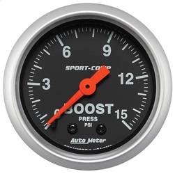 AutoMeter - AutoMeter 3302 Sport-Comp Mechanical Boost Gauge - Image 1