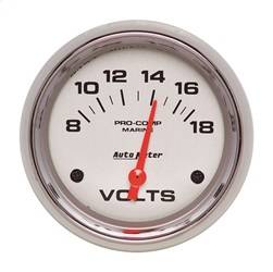 AutoMeter - AutoMeter 200757-35 Marine Electric Voltmeter Gauge - Image 1