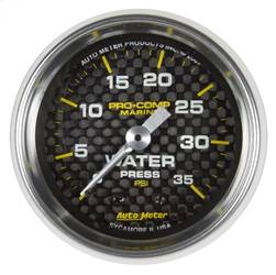 AutoMeter - AutoMeter 200772-40 Marine Mechanical Water Pressure Gauge - Image 1
