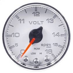 AutoMeter - AutoMeter P34411 Spek-Pro Electric Voltmeter Gauge - Image 1