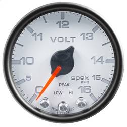 AutoMeter - AutoMeter P34412 Spek-Pro Electric Voltmeter Gauge - Image 1