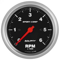 AutoMeter - AutoMeter 3996 Sport-Comp In-Dash Electric Tachometer - Image 1