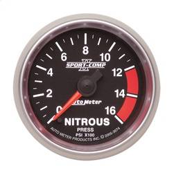 AutoMeter - AutoMeter 3674 Sport-Comp II Digital Nitrous Pressure Gauge - Image 1