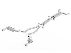 Borla - Borla 1014035 EC-Type Touring Cat-Back Exhaust System - Image 1