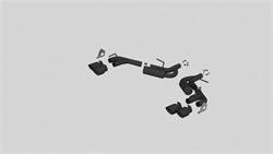 MBRP Exhaust - MBRP Exhaust S7039BLK Armor BLK Axle Back Exhaust System - Image 1