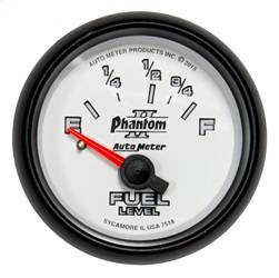 AutoMeter - AutoMeter 7518 Phantom II Electric Fuel Level Gauge - Image 1