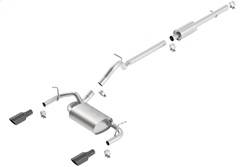 Borla - Borla 140459BC Touring Cat-Back Exhaust System - Image 1