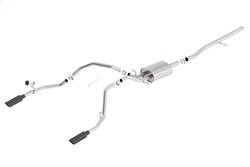 Borla - Borla 140535BC Touring Cat-Back Exhaust System - Image 1