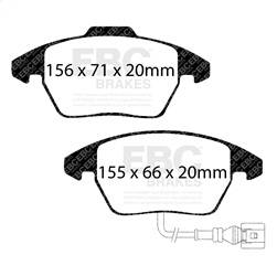 EBC Brakes - EBC Brakes S2KF1134 S2 Kits Greenstuff 2000 and USR Rotors - Image 1