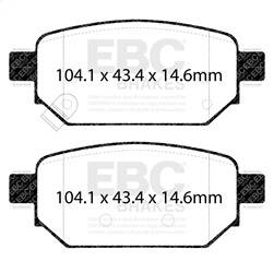 EBC Brakes - EBC Brakes S11KR1438 S11 Kits Greenstuff 2000 and RK Rotors - Image 1