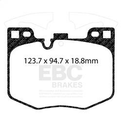 EBC Brakes - EBC Brakes S2KF1947 S2 Kits Greenstuff 2000 and USR Rotors - Image 1