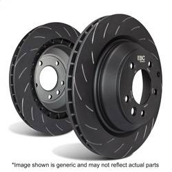 EBC Brakes - EBC Brakes SG7497 Racing SG Swept Groove Rear Brake Disc Rotors - Image 1