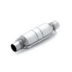MagnaFlow 49 State Converter - MagnaFlow 49 State Converter 94804 94800 Series Round OBDII Compliant Universal Catalytic Converter - Image 1