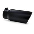 MBRP Exhaust T5051BLK Angled Rolled End Exhaust Tip