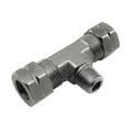 Nitrous Express 16096P Pipe Fitting Compression To Male Branch T