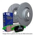 Brakes - Disc Brake Pad and Rotor Kit - EBC Brakes - EBC Brakes S10KF1006 S10 Kits Greenstuff 2000 and GD Rotors