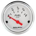 AutoMeter 1315 Arctic White Fuel Level Gauge
