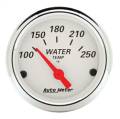 AutoMeter 1337 Arctic White Water Temperature Gauge
