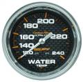 AutoMeter 4832 Carbon Fiber Mechanical Water Temperature Gauge