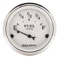 AutoMeter 1605 Old Tyme White Fuel Level Gauge