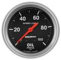 AutoMeter 3421 Sport-Comp Mechanical Oil Pressure Gauge