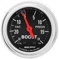 AutoMeter 2401 Traditional Chrome Mechanical Boost/Vacuum Gauge