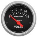 AutoMeter 3391 Sport-Comp Electric Voltmeter Gauge