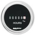 AutoMeter 2587 Traditional Chrome Electric Hourmeter Gauge