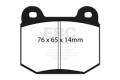 EBC Brakes DP41538R Yellowstuff Street And Track Brake Pads