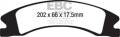 EBC Brakes - EBC Brakes DP41885R Yellowstuff Street And Track Brake Pads - Image 1