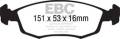 EBC Brakes DP31879C Redstuff Ceramic Low Dust Brake Pads