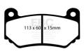 EBC Brakes DP41377R Yellowstuff Street And Track Brake Pads