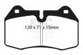 EBC Brakes - EBC Brakes UD960 Ultimax OEM Replacement Brake Pads - Image 2