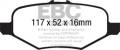 EBC Brakes DP41887R Yellowstuff Street And Track Brake Pads