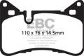 EBC Brakes DP42117R Yellowstuff Street And Track Brake Pads