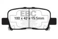 EBC Brakes DP41662R Yellowstuff Street And Track Brake Pads