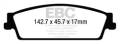 EBC Brakes DP43022R Yellowstuff Street And Track Brake Pads