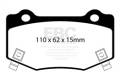 EBC Brakes DP43023R Yellowstuff Street And Track Brake Pads