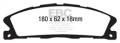 EBC Brakes UD1611 Ultimax OEM Replacement Brake Pads