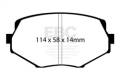 EBC Brakes - EBC Brakes DP21002 Greenstuff 2000 Series Sport Brake Pads - Image 1