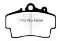 EBC Brakes DP21207 Greenstuff 2000 Series Sport Brake Pads