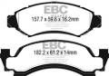 EBC Brakes DP41265R Yellowstuff Street And Track Brake Pads