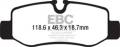 EBC Brakes UD1893 Ultimax OEM Replacement Brake Pads