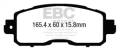 EBC Brakes UD1650 Ultimax OEM Replacement Brake Pads