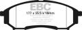 EBC Brakes UD1068 Ultimax OEM Replacement Brake Pads