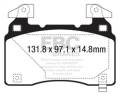 EBC Brakes DP33028C Redstuff Ceramic Low Dust Brake Pads