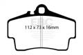 EBC Brakes DP21208 Greenstuff 2000 Series Sport Brake Pads