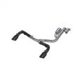 MBRP Exhaust S5207BLK Armor BLK Resonator Back Exhaust System