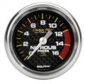 AutoMeter 4774 Carbon Fiber Electric Nitrous Pressure Gauge